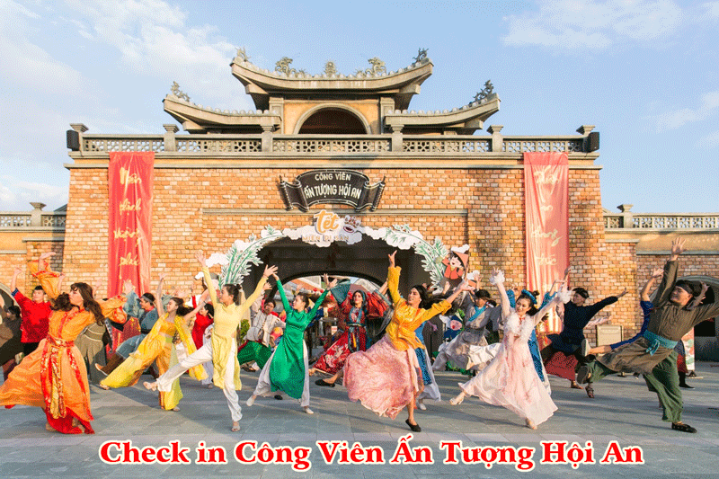 Check in c&ocirc;ng vi&ecirc;n ấn tượng hội an